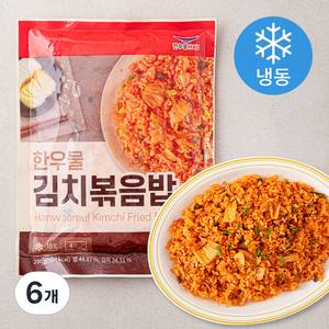 한우물 김치볶음밥 R (냉동), 280g, 6개