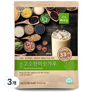 배대감 고소한 미숫가루, 1kg, 3개