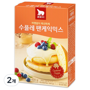 곰표 수플레 팬케익 믹스, 420g, 2개