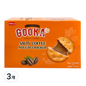 비비카 구카 솔티 커피 누가 크래커, 3개, 100g