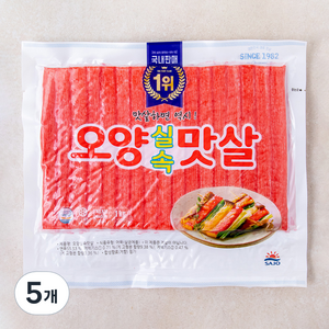 사조오양 오양실속맛살, 1kg, 5개