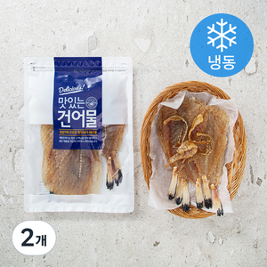 해맑은푸드 통순살 꼬리아귀포 (냉동), 300g, 2개