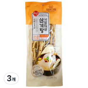 조은약초 삼계탕재료, 70g, 3개