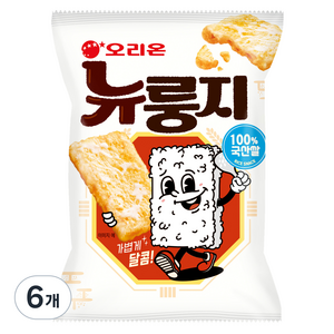 오리온 뉴룽지, 75g, 6개