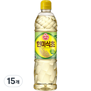 오뚜기 현미식초, 900ml, 15개