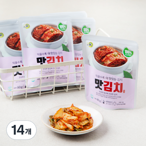 일미 맛김치, 80g, 14개