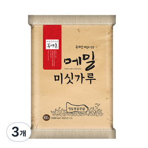 봉평_메밀미싯가루, 3개, 900g