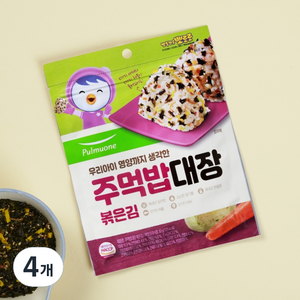 풀무원 주먹밥 대장 볶은김, 30g, 4개