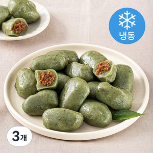 시루조아 쑥 찹쌀 송편 (냉동), 1kg, 3개