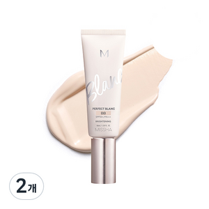 미샤 M 퍼펙트 블랑 비비 SPF50+ PA+++ 40ml, 22호 베이지, 2개