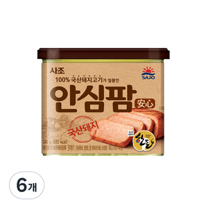 사조 안심팜 340g, 6개