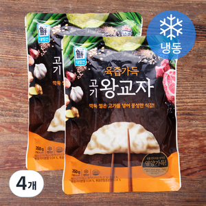 대림선 육즙가득 고기 왕교자 (냉동), 350g, 4개