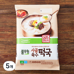 풀무원 사골떡국, 329g, 5개