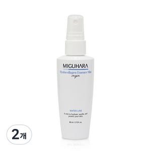 미구하라 히아루콜라겐 에센스 미스트 오리진, 80ml, 2개