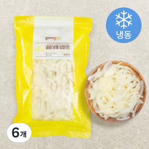 곰곰 냉동 양파 슬라이스, 500g, 6개