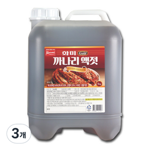 화미 까나리 액젓, 9kg, 3개