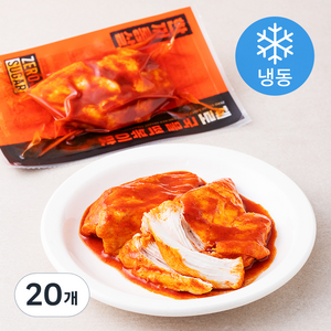 한끼통살 제로 국물 떡볶이맛 닭가슴살 (냉동), 100g, 20개