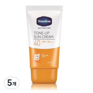 바세린 톤 업 선크림 SPF40 PA+++, 50ml, 5개