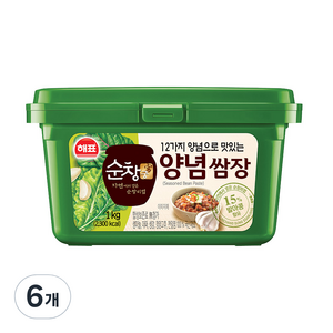 순창궁 12가지 양념으로 맛있는 양념쌈장, 1kg, 6개