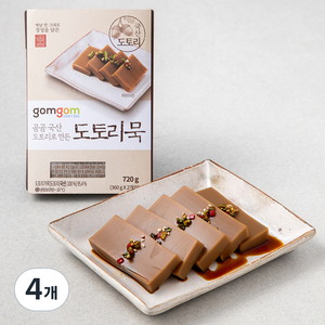 곰곰 국산 도토리로 만든 도토리묵, 360g, 4개