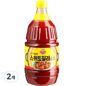 오뚜기 스위트 칠리소스, 2.1kg, 2개