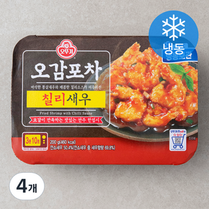 오뚜기 오감포차 칠리새우 (냉동), 200g, 4개