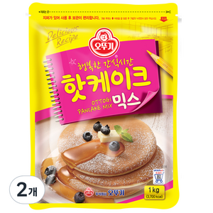 오뚜기 핫케이크 믹스, 1kg, 2개