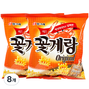 빙그레 꽃게랑 스낵, 143g, 8개