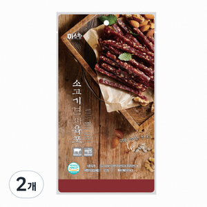 미소향 소고기 견과육포, 80g, 2개