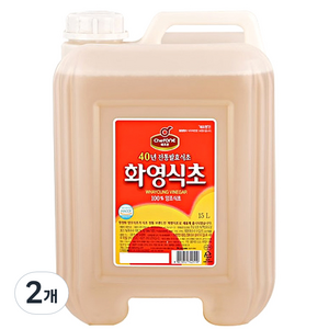 청정원 화영식초, 15L, 2개