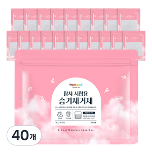 탐사 서랍용 습기제거제, 45g, 40개