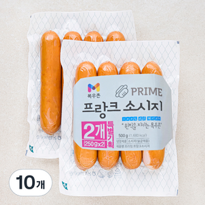 프라임 프랑크 소시지, 250g, 10개