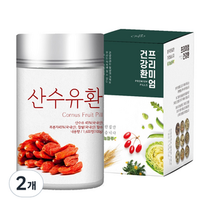 유기농마루 산수유환, 2개, 100g