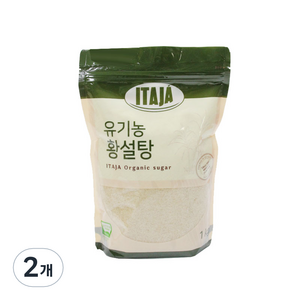 이타자 유기농 황설탕, 1kg, 2개