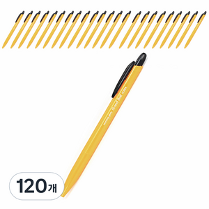 모닝글로리 그랜드볼 볼펜 1.0mm, 흑색, 120개