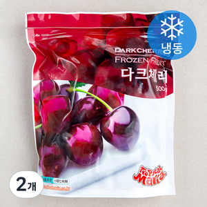 트로피칼마리아 베리필드 다크체리 (냉동), 500g, 2개