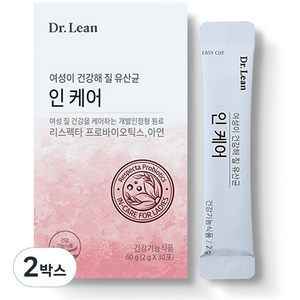 닥터린 인케어 유산균, 60g, 2박스