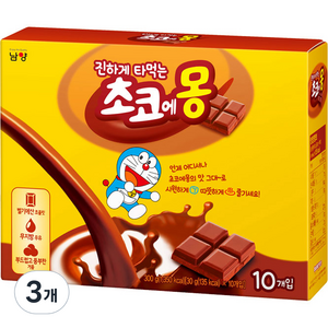 초코에몽 진하게 타먹는 코코아 핫초코, 30g, 10개입, 3개