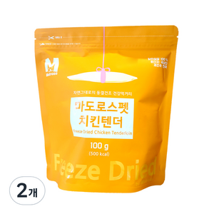 마도로스펫 반려동물 건조 트릿 간식, 치킨텐더, 100g, 2개