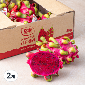 Dole 레드용과, 3kg, 2개