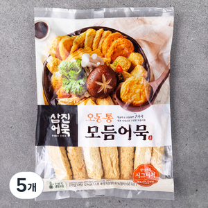 삼진어묵 오동통 모듬어묵 + 스프, 700g, 5개