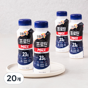 요플레 프로틴 맥스 플레인, 210ml, 20개