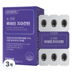 모어네이처 루테인 지아잔틴 15g, 3개, 30정