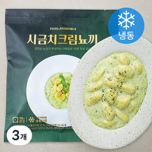 푸드어셈블 시금치 크림 뇨끼 (냉동), 270g, 3개