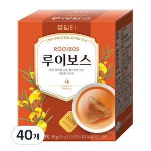 담터 삼각티백 루이보스 차, 1.5g, 10개입, 4개