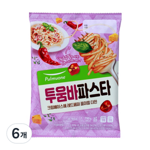 풀무원 투움바 파스타, 150g, 6개