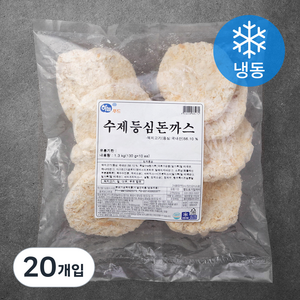 하늘푸드 수제등심돈까스 (냉동), 130g, 20개입