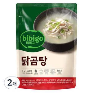 비비고 닭곰탕, 500g, 2개