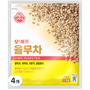 오뚜기 율무차, 1kg, 1개입, 4개