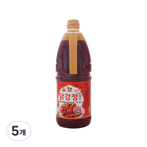 첫맛 닭강정 매운맛 소스, 2.1kg, 5개